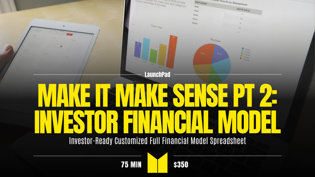 Automate the creation of an investor-ready financial model